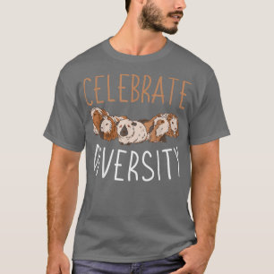 Furry Potato Cute Guinea Pig Celebrate Diversity  T-Shirt