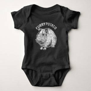 Furry Potato Cute Pet Guinea Pig Lover Baby Bodysuit