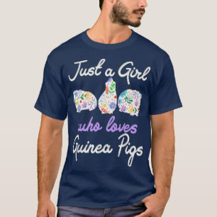 Furry Potato Cute Pet Just A Girl Who Loves Guinea T-Shirt