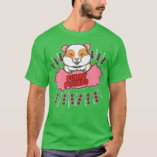 Furry Potato  Funny Guinea Pig  T-Shirt