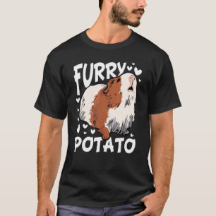 Furry Potato Graphic Guinea Pig Owner Pet Cavy Ani T-Shirt