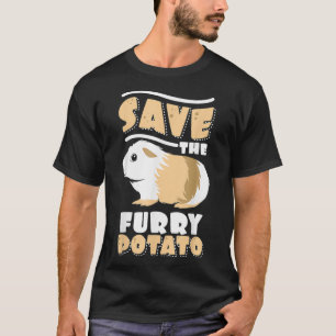 Furry Potato Guinea Pig Funny Novelty Gift T-Shirt