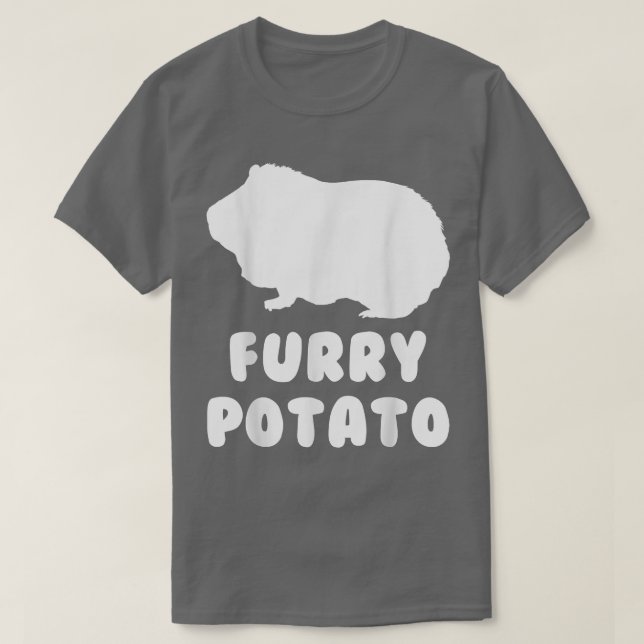 Furry Potato Guinea Pig Funny Quote Pet  T-Shirt (Design Front)