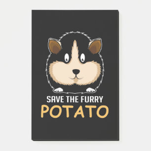 Furry Potato Guinea Pig Owner Post-it Notes