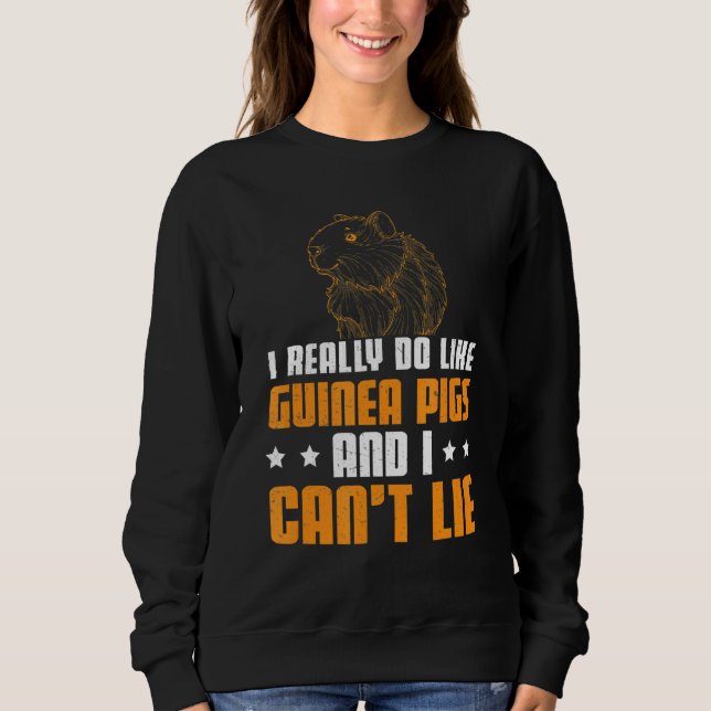 Furry Potato Pet For A Domestic Cavy Guinea Pig Sweatshirt (Front)