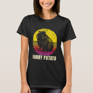 Furry Potato - Retro Vintage Guinea Pig Owner Anim T-Shirt