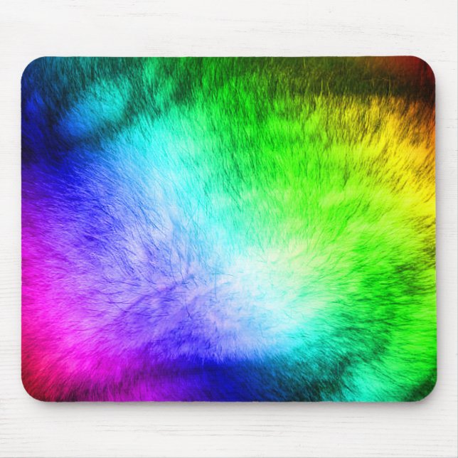 Furry Rainbow copy Mouse Mat (Front)