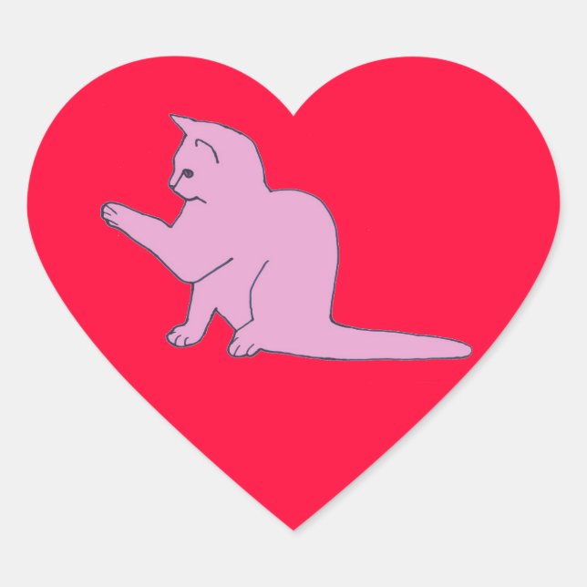 Furry Valentine stickers (Front)