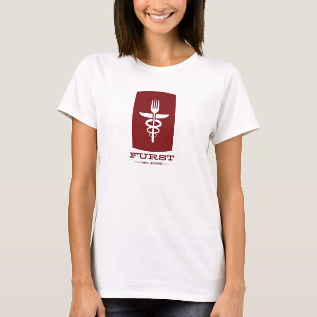 Furst 50th Anniversary-Women Red T-Shirt (Front)