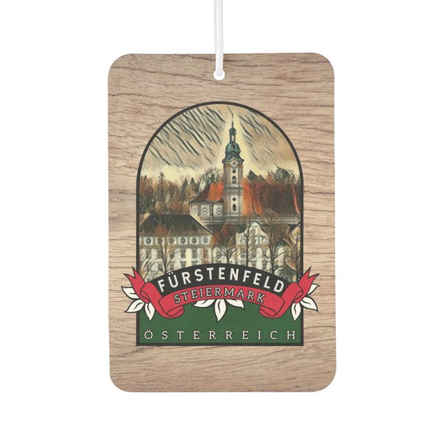 Fürstenfeld Austria Steiermark Souvenir Car Air Freshener (Front)