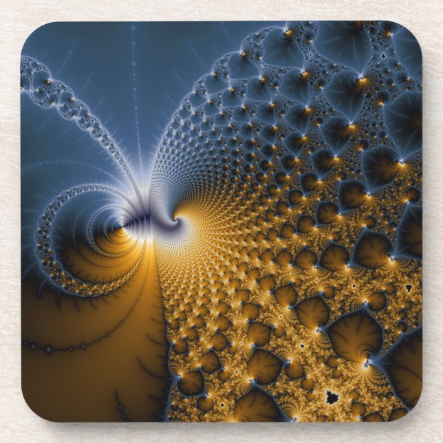 Further - Fractal Art Coaster (Front)
