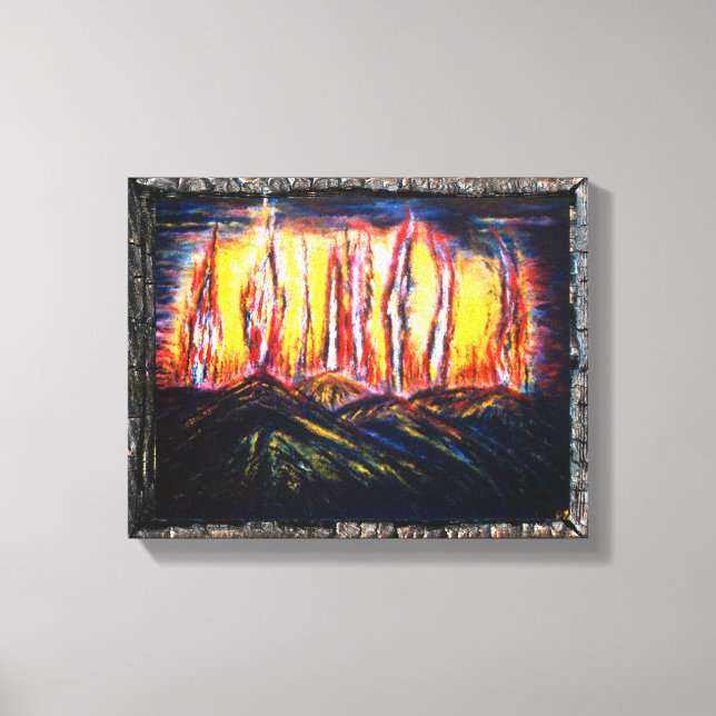 Fury Fires Canvas Print (Front)