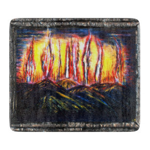 Fury Fires Cutting Board