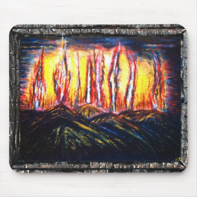 Fury Fires Mouse Mat (Front)