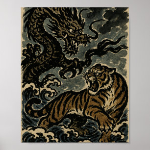 Fury of the East: Tiger and Dragon Duel Poster