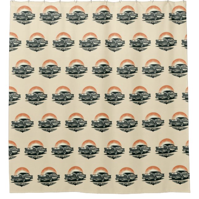 Fury Shower Curtain (Front)