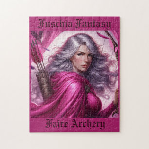 Fuschia Archeress Jigsaw Puzzle