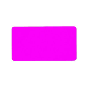 Fuschia Bright Neon Pink Colour Background Purple Label