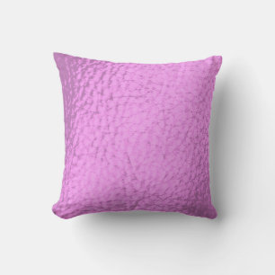 Fuschia Faux Leather Design Cushion