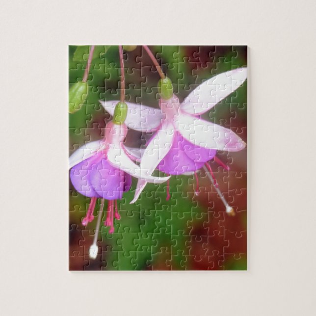 Fuschia Flowers Jigsaw Puzzle (Vertical)