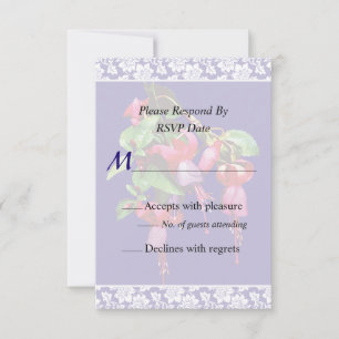 Fuschia Marshia Wedding Invitation