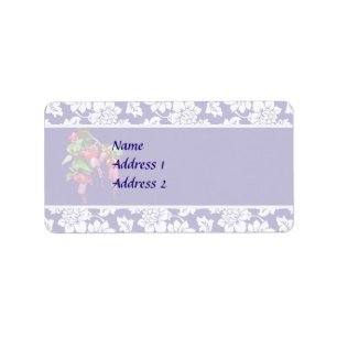 Fuschia Marshia Wedding Invitation Set Label