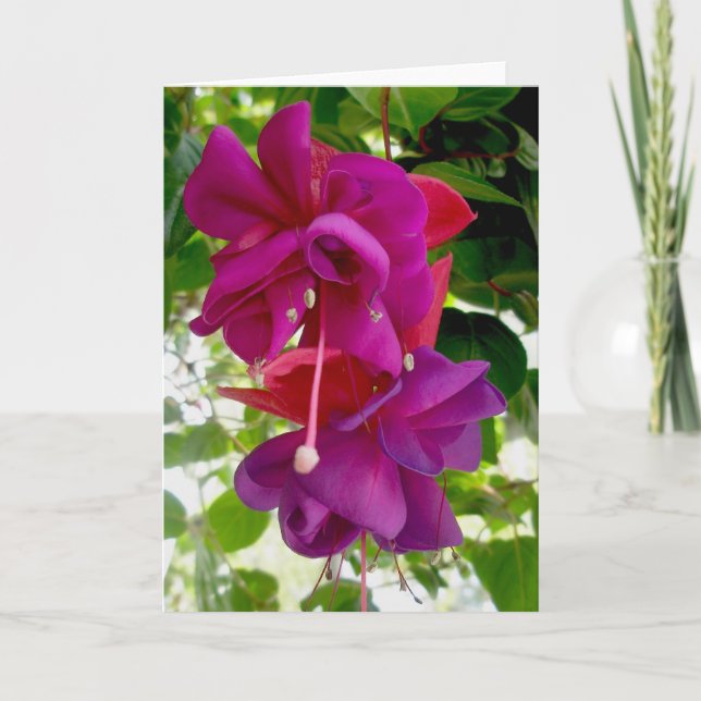 Fuschia Note Card (Front)