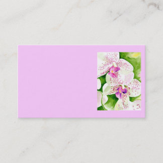 Fuschia Orchid Business Cards