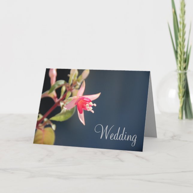 Fuschia Wedding Invitation Card_variation (Front)