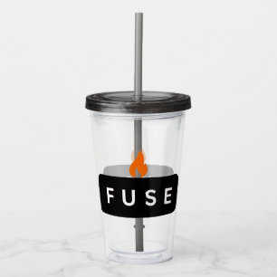 FUSE CUP W/ LID & STRAW
