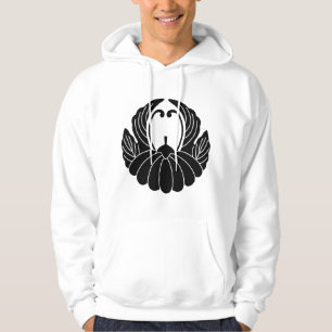 Fusen-style chrysanthemum hoodie
