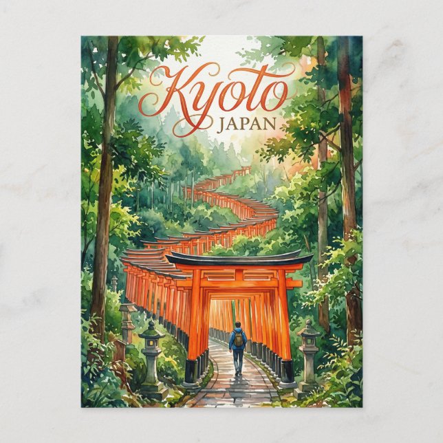 Fushimi Inari-taisha Japan Postcard (Front)
