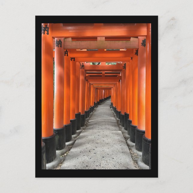 Fushimi Inari Taisha Shrine- Kyoto, Japan Postcard (Front)