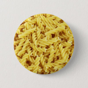 Fusilli Pasta 6 Cm Round Badge