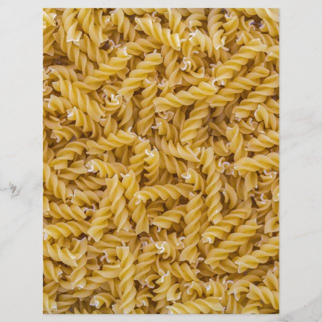 Fusilli pasta macro as background structure (Front)