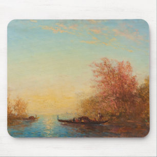 Fusine, Environs De Venise – Félix Ziem Mouse Mat