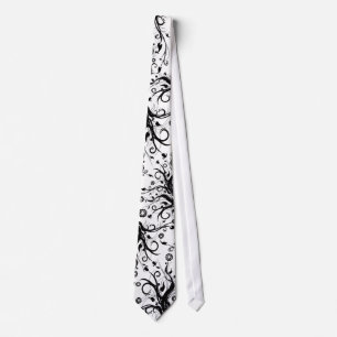 Fusion - black & white tie