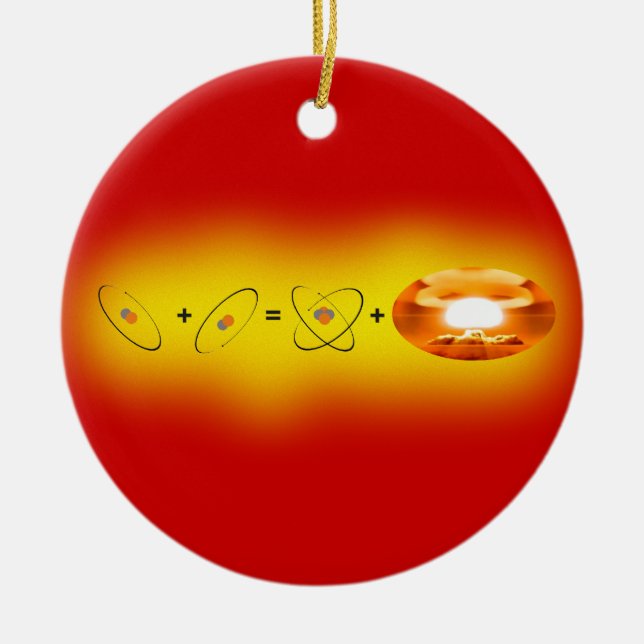 fusion ceramic tree decoration (Front)