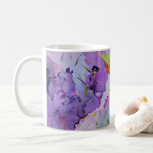 "Fusion of Hues" Contemporary Abstract Art Coffee Mug