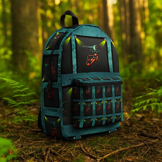 Fusion of Precision, Power & Style,blazing striker Printed Backpack (Creator Uploaded)