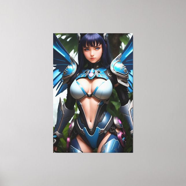 FusionWing - Future Wasp 018 Canvas Print (Front)