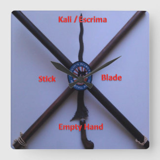 Fuson's Filipino Martial Arts Wall Clock