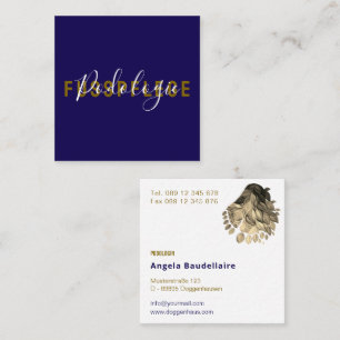 Fußpflege Podologie Visitenkarten Square Business Card