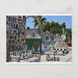 Fusterlandia Havana Cuba Art Postcard