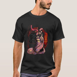 Futakuchi Onna Monster Yokai Ancient Japanese Myth T-Shirt