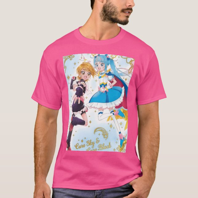 Futari Wa Precure Hirogaru Sky Precure Precure All T-Shirt (Front)