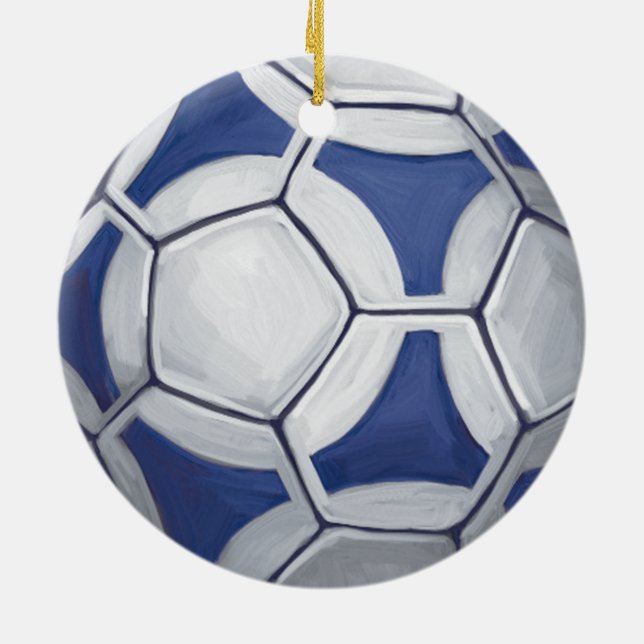 Futbal Ceramic Tree Decoration (Back)