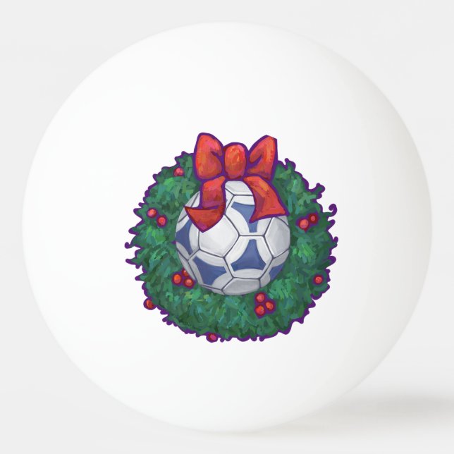 Futbal Christmas Ping Pong Ball (Back)
