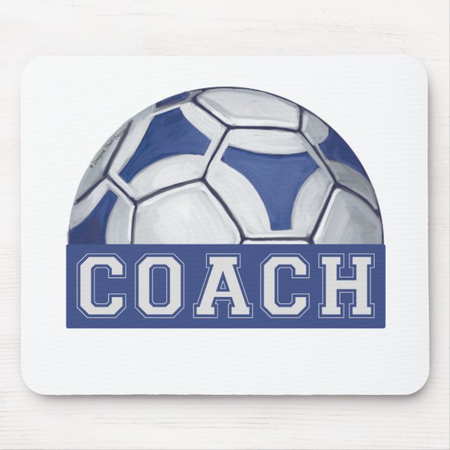 Futbal Coach Mouse Mat (Front)