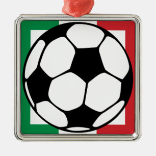 futbol. italia square. metal tree decoration